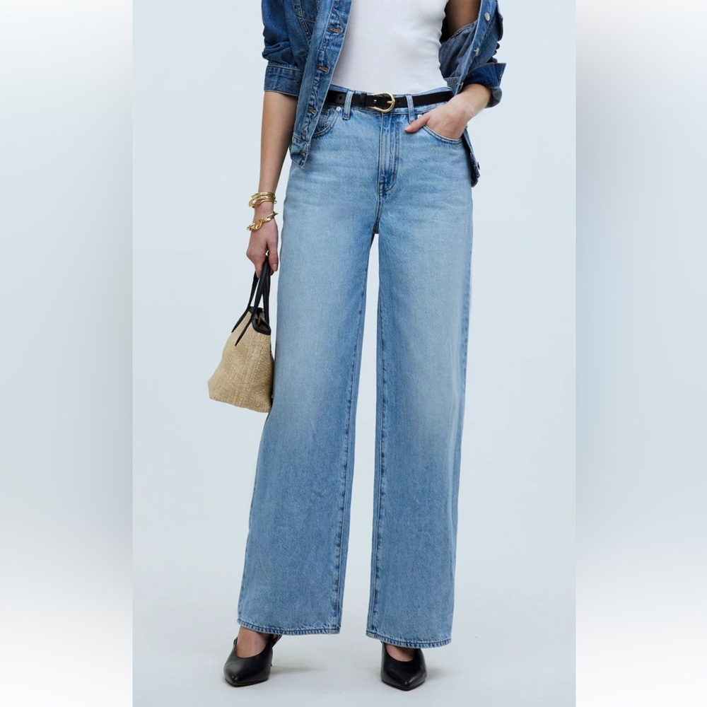 NWT Madewell Super-Wide Leg Jeans Sz 33